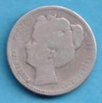 (HZ82) Nederland 25 cent 1904, Postzegels en Munten, Munten | Nederland, Verzenden, Zilver, 25 cent, Koningin Wilhelmina