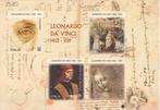 Italie Postzegelvelletje Leonardo da Vinci Uitgave 2019, Verzenden