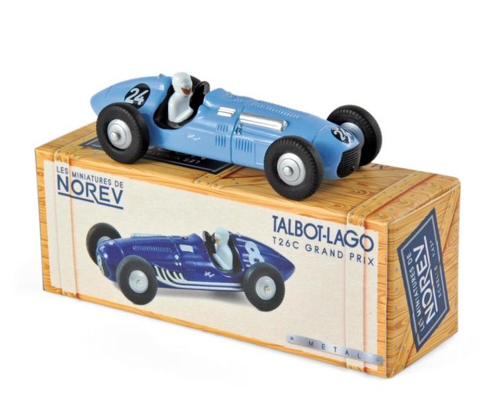 Talbot Lago T 26 C racewagen Norev Classics metaal 1:43, Hobby en Vrije tijd, Modelauto's | 1:43, Nieuw, Auto, Norev, Ophalen of Verzenden