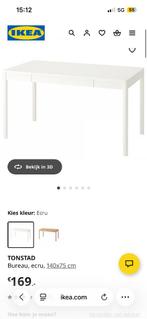 Wit bureau / tafel ikea model Tonstad NIEUW, Huis en Inrichting, Bureaus, Ophalen of Verzenden, Nieuw, Bureau