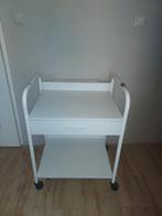 Schoonheidssalon werktafel trolly, Ophalen, Gebruikt, Metaal of Aluminium, 55 tot 75 cm