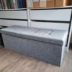 Stevig, inklapbaar opbergbankje van stof, Ophalen