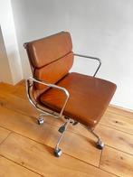 Design bureaustoel EA217 - cognac, Huis en Inrichting, Bureaustoelen, Ophalen of Verzenden, Gebruikt, Bruin, Bureaustoel