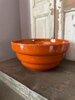 Vintage/retro geglazuurde terracotta schaal, Ophalen of Verzenden