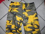 nieuwe gele woodland camouflage broek mt 38 32 L XL, Kleding | Heren, Maat 52/54 (L), Carnaval, Nieuw, Ophalen of Verzenden