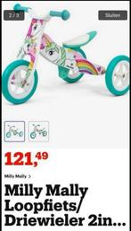 Unicirn loopfiets weinig gebruikt.van 3 na 2 wielen te doen, Ophalen of Verzenden, Zo goed als nieuw