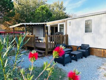 Te koop 2x 6 pers chalets Z-Frankrijk rendement 20% mogelijk beschikbaar voor biedingen