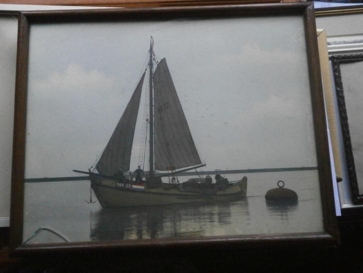 Botter, MA 32, Leuke Marktvondst, met kl Glas defect, Antiek en Kunst, Kunst | Schilderijen | Klassiek, Ophalen