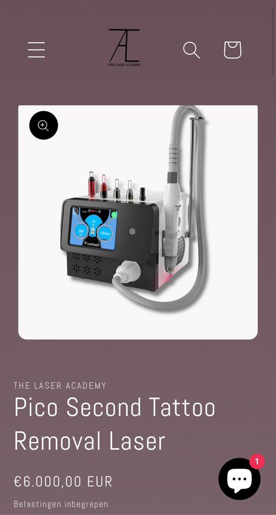 Pico second tattoo removal machine, laatste modellen!, Witgoed en Apparatuur, Persoonlijke-verzorgingsapparatuur, Nieuw, Overige typen