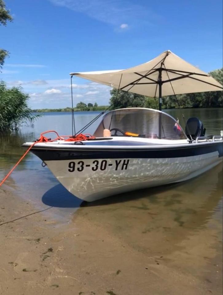 Placom 410, 25pk Yamaha 2-takt – incl. trailer en toebehoren, Watersport en Boten, Speedboten, Gebruikt, 3 tot 6 meter, Benzine