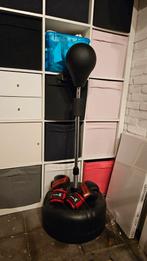 Boksbal met bokshandschoenen, Sport en Fitness, Ophalen, Zo goed als nieuw, Boksbal