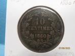 No. 283- Luxemburg10 Centimes 1860A heel mooi muntje, Ophalen of Verzenden, Overige landen, Losse munt