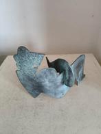 2831 Abstract Metalen Sculptuur met Patina, Ophalen of Verzenden