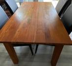 Teak houten eettafel, Huis en Inrichting, Tafels | Eettafels, Ophalen, Gebruikt, Teakhout, 50 tot 100 cm