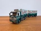 Tekno Scania 113M360 6x2 V. Eck koelcombi 2-as ahw Booy 1:50, Hobby en Vrije tijd, Modelauto's | 1:50, Ophalen of Verzenden, Nieuw