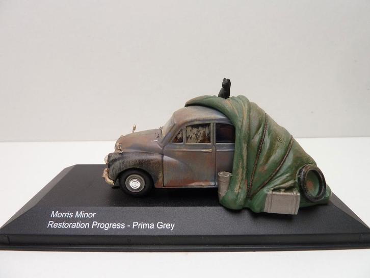 Morris Minor  '' Restauration Progress '' Vanguards, Hobby en Vrije tijd, Modelauto's | 1:43, Zo goed als nieuw, Auto, Corgi, Ophalen of Verzenden
