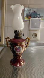 Antieke Limoges Olie Lamp, Ophalen of Verzenden