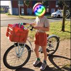 Super leuke lichtblauwe kinderfiets | Gazelle | 24 inch, Fietsen en Brommers, Fietsen | Meisjes, Handrem, Ophalen, GAZELLE, Gebruikt
