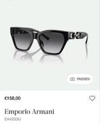 EMPORIO ARMANI ZONNEBRIL ZGAN, Ophalen of Verzenden, Zo goed als nieuw, Zwart, Overige merken