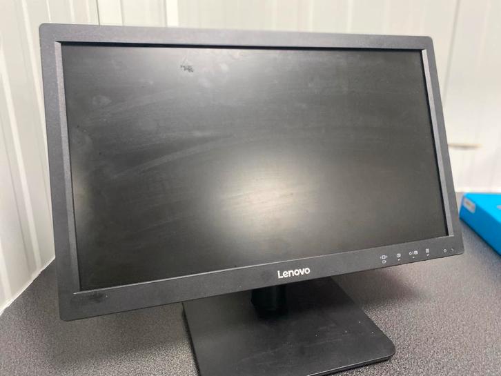 Lenovo D19-10 Monitor 18,5 inch – Netjes gebruikt, Computers en Software, Monitoren, 60 Hz of minder, HDMI, VGA, Kantelbaar, IPS