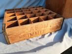 Houten kratje Abdij Westmaĺle 1968, Ophalen of Verzenden, Gebruikt