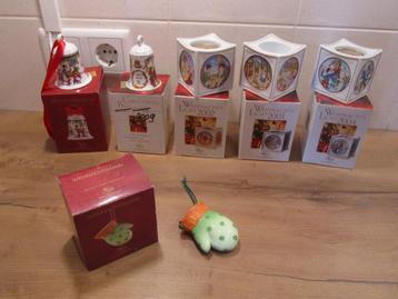 Hutschenreuther kerstbel kerstlicht theelichthouder ornament beschikbaar voor biedingen