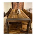 Novara eettafel 240cm Tower Living nu voor €569,-, Huis en Inrichting, Ophalen, Teakhout, 50 tot 100 cm, Vijf personen of meer