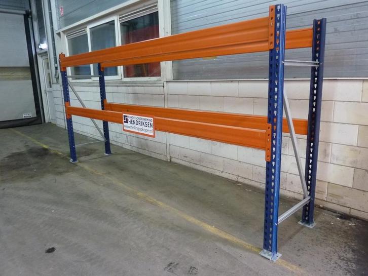 Stelling / grootvakstelling / palletstelling 376x70x175cm, Doe-het-zelf en Verbouw, Metalen, Gebruikt, IJzer, Ophalen of Verzenden