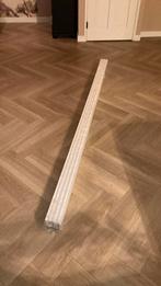 8 stuks witte plinten architraaf/deurlijst hardhout 68x12mm, Doe-het-zelf en Verbouw, Plinten en Afwerking, Nieuw, Lijsten, Ophalen