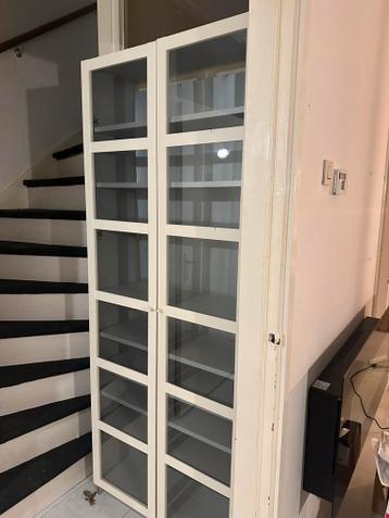 IKEA BILLY boekenkast met OXBERG glazen deuren – wit - afbeelding 2