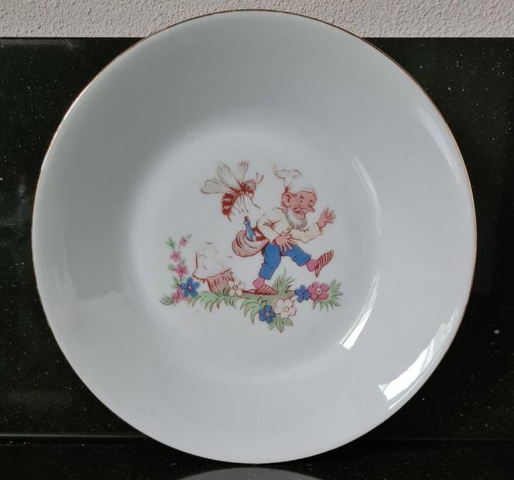 Uniek Kabouterbord van Winterling Bavaria - Sprookjesmotief, Antiek en Kunst, Antiek | Servies los, Ophalen of Verzenden