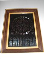 Gebrandschilderd raam Notre Dam Parijs, Antiek en Kunst, Kunst | Schilderijen | Klassiek, Ophalen of Verzenden