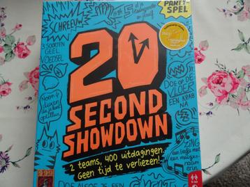 2 x 20 second showdown 1 x in sealing + 1 x als nieuw  beschikbaar voor biedingen
