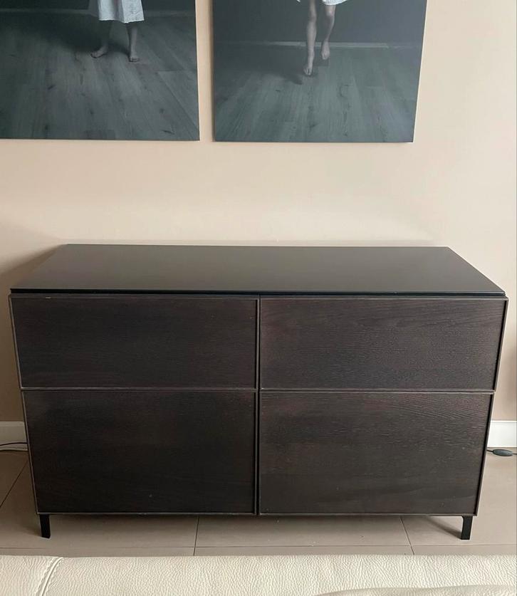 IKEA Besta dressoir, Huis en Inrichting, Kasten | Dressoirs, Zo goed als nieuw, 150 tot 200 cm, 50 tot 75 cm, Met deur(en), Overige houtsoorten