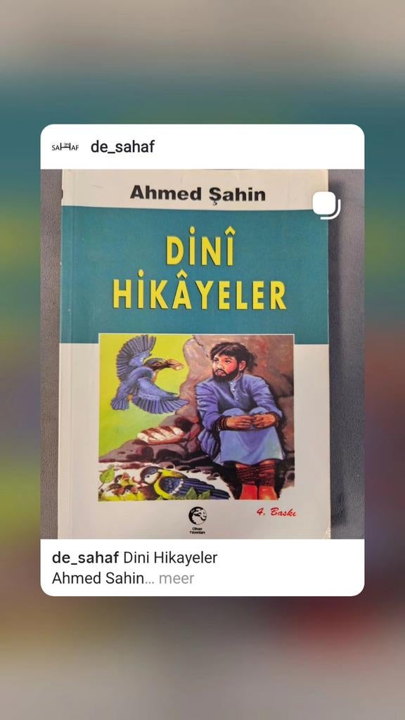Dini Hikayeler; Ahmed Sahin, Verzenden