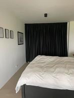 Zwarte satijn Hotel chick verduisterend gordijnen op maat, Huis en Inrichting, Hotel chick, verduisterrnd, modern, wave plooi