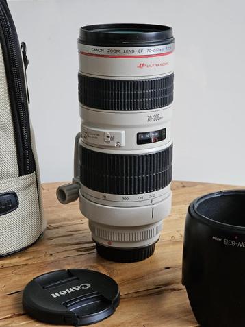 CANON ZOOMLENS EF 70-200 2.8 L USM. TOPSTAAT ! beschikbaar voor biedingen