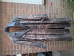 Vintage lange leren Solex jas, maat L/XL, Ophalen of Verzenden, Gebruikt, Overige typen
