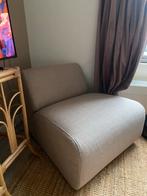 Beige fauteuil van Karwei, Ophalen, 75 tot 100 cm, Zo goed als nieuw, Stof