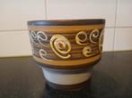 Vintage bloempot, Gebruikt, Rond, Ophalen of Verzenden, Aardewerk