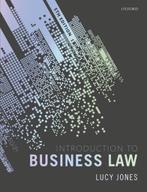 Introduction to business law ISBN 9780198824886, Ophalen of Verzenden, Lucy jones, Zo goed als nieuw, HBO