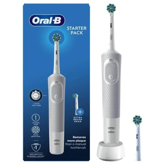 Oral-B Vitality Wit Elektrische Tandenborstel Starterpack, Sieraden, Tassen en Uiterlijk, Uiterlijk | Mondverzorging, Nieuw, Tandenborstel