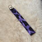 Keyfob sleutelhanger pols sleutelhanger luipaard donker paar, Ophalen of Verzenden, Nieuw, Dier of Natuur