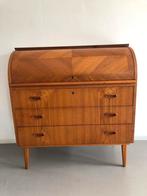 Vintage Zweedse teak secretaire bureau, Huis en Inrichting, Kasten | Secretaires, Zo goed als nieuw, Ophalen, Vintage Scandinavisch design