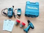 Makita accuboor met 2 accu's en laders, Minder dan 400 watt, Gebruikt, Ophalen of Verzenden, Boor- en Schroefmachine