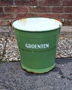 Zinken Emmer Groenten, Ophalen, Gebruikt, Minder dan 30 cm, Rond