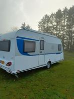 Knaus SPORT 500 FU 2019 +MOVER+AIRCO+DAKLUIFEL NIEUWSTAAT!!, Caravans en Kamperen, Caravans, Bedrijf, 4 tot 5 meter, Lengtebed