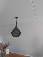 Zwarte design hanglamp, Huis en Inrichting, Lampen | Hanglampen, Ophalen, Metaal, Gebruikt, 50 tot 75 cm