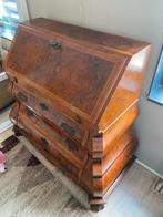 TEAB Antieke wortelnoten secretaire/bureau - koopje!, Antiek en Kunst, Ophalen of Verzenden