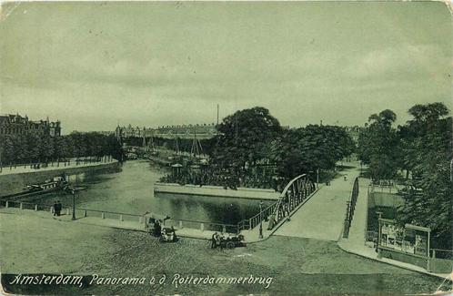 (304-229-011) Amsterdam Panorama b. d. Rotterdammerbrug, Verzamelen, Ansichtkaarten | Nederland, Noord-Holland, Verzenden